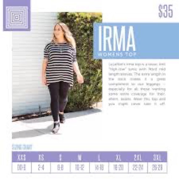 Lularoe Irma shirt - Picture 8 of 8